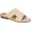 Baretraps Navene Woven Slide Sandal In Light Natural