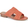 Baretraps Navene Woven Slide Sandal In Orange Aid