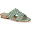 Baretraps Navene Woven Slide Sandal In Sage