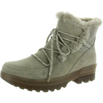 Baretraps Nayda Womens Zipper Leather Winter & Snow Boots In Multi