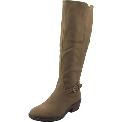 Baretraps Nena Womens Solid Faux Leather Knee-high Boots In Multi