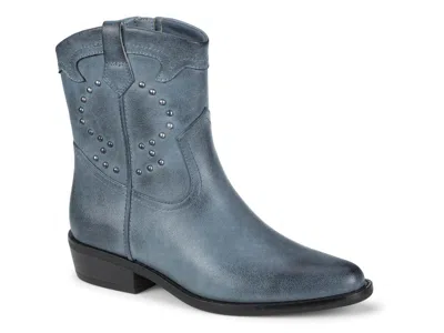 Baretraps Nova Western Bootie In Blue