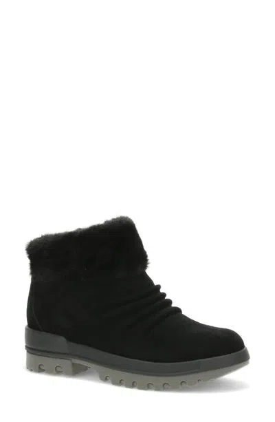 Baretraps Nuri Faux Fur Trim Cold Weather Bootie In Black