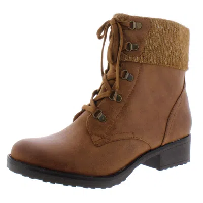Baretraps Orley Womens Faux Leather Booties Ankle Boots In Green