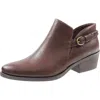 Baretraps Palmer Womens Buckle Faux Leather Shooties In Multi
