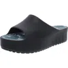 Baretraps Parvati Womens Open Toe Slip On Platforms In Black