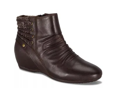 Baretraps Peanut Wedge Bootie In Burgundy