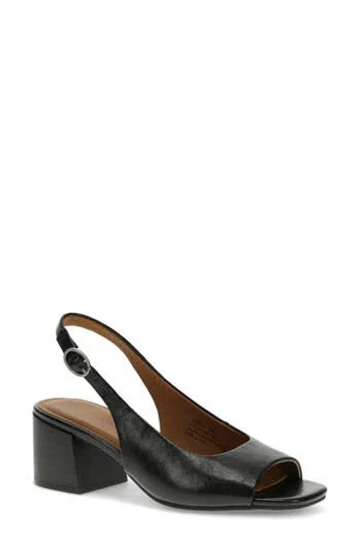 Baretraps Promise Peep Toe Slingback Sandal In Black