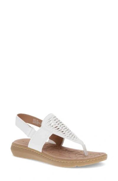 Baretraps Quincy T-strap Sandal In White