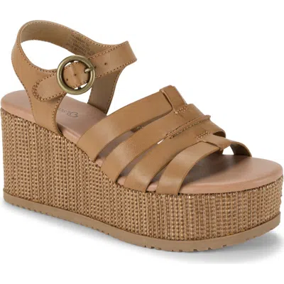 Baretraps Savannah Wedge Sandal In Brown