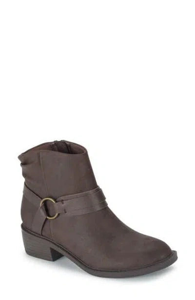 Baretraps Shei Faux Leather Bootie In Burgundy