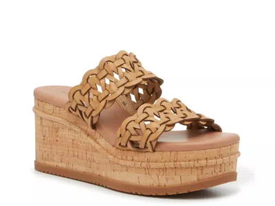 Baretraps Skylar Wedge Sandal In Brown
