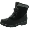Baretraps Springer Womens Faux Fur Lined Suede Winter & Snow Boots In Black