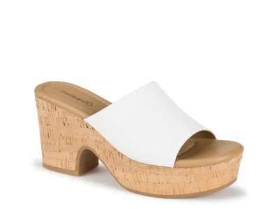 Baretraps Teah Platform Sandal In White