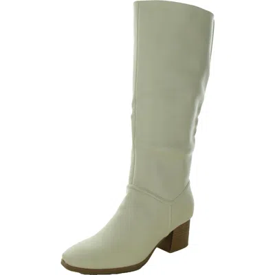 Baretraps Thalia Womens Faux Leather Almond Toe Knee-high Boots In Black