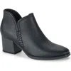 Baretraps Tristen Womens Faux Leather Ankle Booties In Black