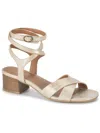 BARETRAPS VALERIE WOMENS FAUX LEATHER WARM STRAPPY SANDALS