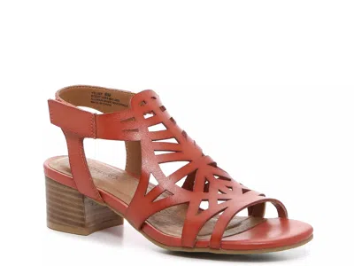 Baretraps Velvet Sandal In Red