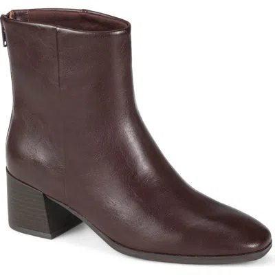 Baretraps Walless Faux Leather Bootie In Burgundy