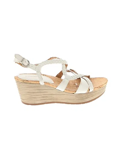 Pre-owned Baretraps Wedges In White
