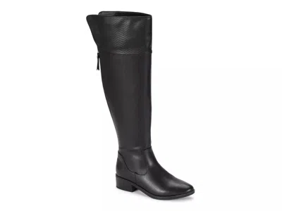 Baretraps Wide Width Marcela Wide Shaft Riding Boot In Black