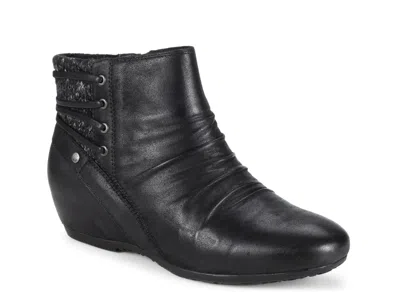 Baretraps Wide Width Peanut Wedge Bootie In Black