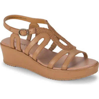 Baretraps Wilma Wedge Sandal In Brown