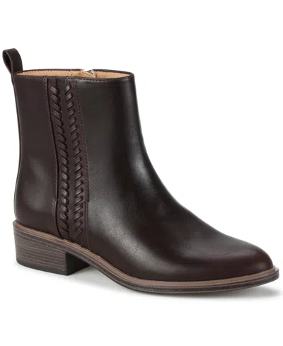 Baretraps Women's Avana Block Heel Bootie In Brown