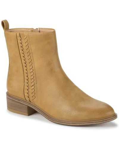 Baretraps Women's Avana Block Heel Bootie In Brown