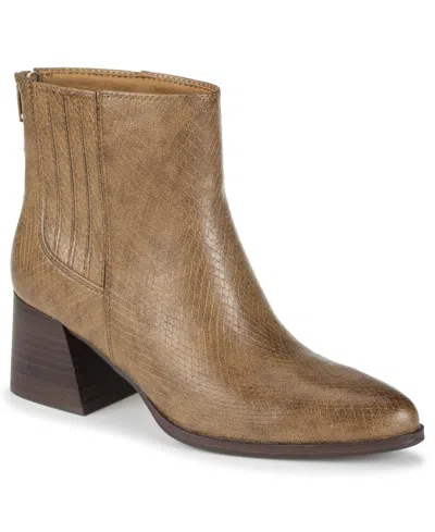 Baretraps Biana Block Heel Bootie In Brown