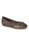 Baretraps Women's Chainey Ballet Flats In Taupe Metallic