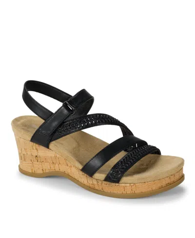 Baretraps Women's Farah Wedge Sandals In Black