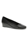 Baretraps Covette Womens Faux Leather Slip-on Ballet Flats In Black