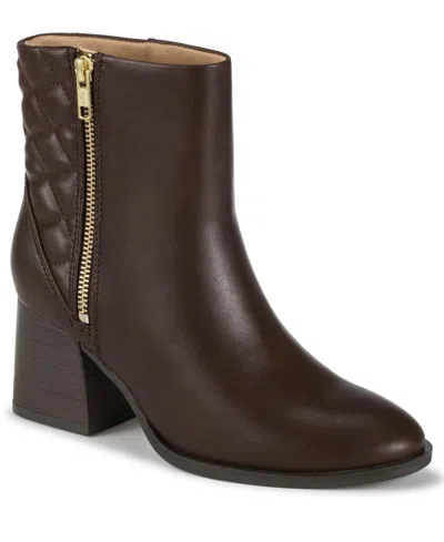 Baretraps Women's Dineen Block Heel Bootie In Brown
