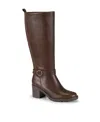 Baretraps Dylia Womens Buckle Manmade Mid-calf Boots In Brush Brown