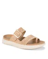 Baretraps Women's Eliza Slide On Sandals In Natural Cork
