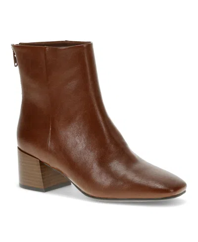 Baretraps Women's Emilie Block Heel Booties In Mahogany