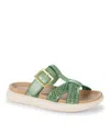 Baretraps Women's Emmery Slide On Sandals In Sage