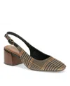 Baretraps Women's Ester Block Heel Slingback Pumps In Black Multi