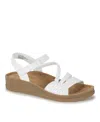 Baretraps Women's Flicka Wedge Sandals In White