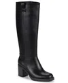 Baretraps Womens Gretchin Tall Boots Regular Wide Calf In Black