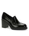 Baretraps Women's Gretel Block Heel Loafer In Black Multi