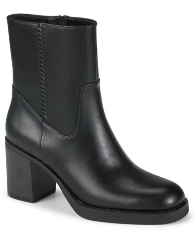Baretraps Women's Gwendy Block Heel Booties In Black