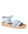 Baretraps Women's Gwyneth Slide On Wedge Sandals In Sea Glass Blue