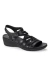 Baretraps Women's Harlean Open Toe Wedge Sandals In Black