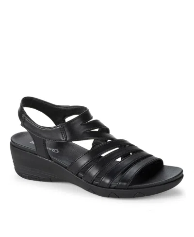 Baretraps Women's Harlean Open Toe Wedge Sandals In Black