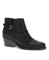 Baretraps Palmer Womens Buckle Faux Leather Shooties In Black