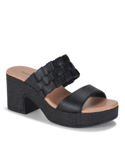 Baretraps Women's Mavis Block Heel Platform Sandals In Black