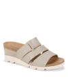Baretraps Women's Michi Wedge Sandals In Mid Taupe