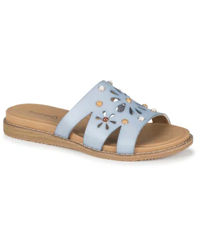 Baretraps Womens Nadina Slide Sandals In Blue
